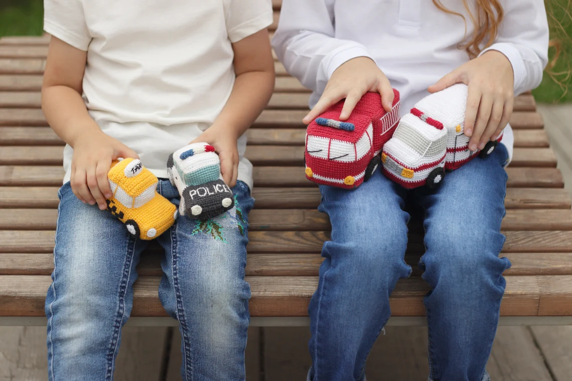 Little Heroes on Wheels – Crochet Vehicle Pattern Set