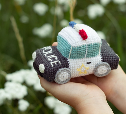 Little Heroes on Wheels – Crochet Vehicle Pattern Set